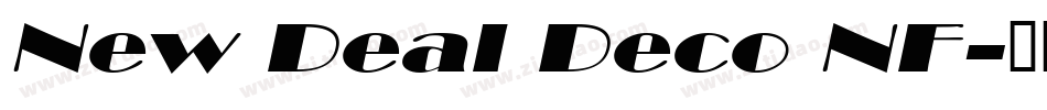 New Deal Deco NF字体转换